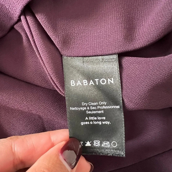 Aritizia Babaton Patricio Dress color wine purple size 0 - Picture 7 of 8